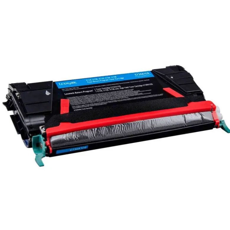 TONER LASER LEXMARK C734 CIAN 6000 PAGINAS