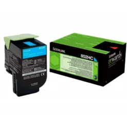 TONER LASER LEXMARK 80C2HCE CIAN 3000 PAGINAS