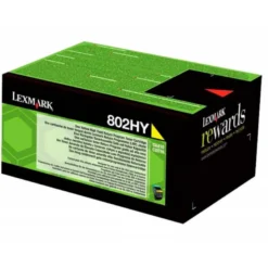 TONER LASER LEXMARK 80C2HYE AMARILLO 3000 PAGINAS