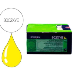 TONER LASER LEXMARK 80C2XYE AMARILLO 4000 PAGINAS