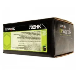TONER LASER LEXMARK 702HKE NEGRO 4000 PAGINAS