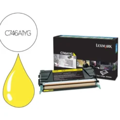 TONER LEXMARK LASER C746A1YG C746 / C748 AMARILLO 7000 PAGINAS