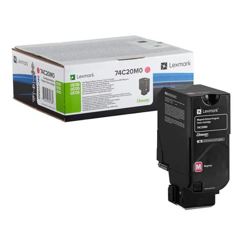 TONER LEXMARK LASER 74C20M0 CX725DE / CS720DE / CS725DE MAGENTA 3000 PAGINAS