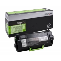 TONER LEXMARK LASER 522HE / 52D2H0E / CX725DE / CS720DE / CS725DE NEGRO 25000 PAGINAS
