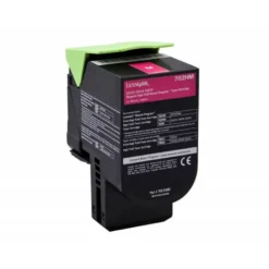 TONER LEXMARK LASER 702HME CS310DN / CS410 DN MAGENTA 3000 PAGINAS