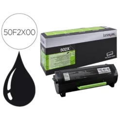 TONER LEXMARK 502XáMS410 / MS510 / MS610 NEGRO 10000 PÁGINAS