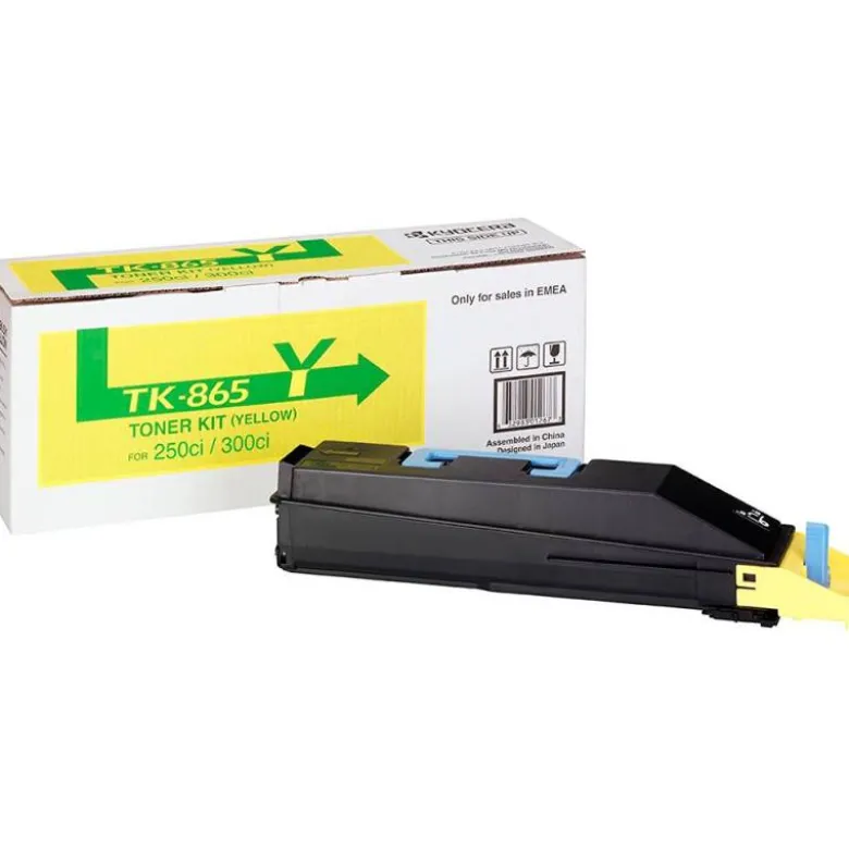 TONER TK865Y KYOCERA -MITA COPIADORA AMARILLO TASKALFA 200CI / 300CI 12.000 PAGINAS