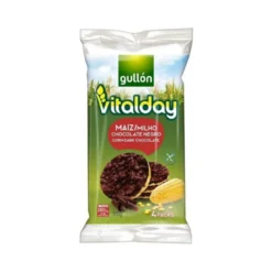 TORTITAS DE MAIZ GULLON VITALDAY CHOCOLATE NEGRO PAQUETE DE 4 UNIDADES 25 GR