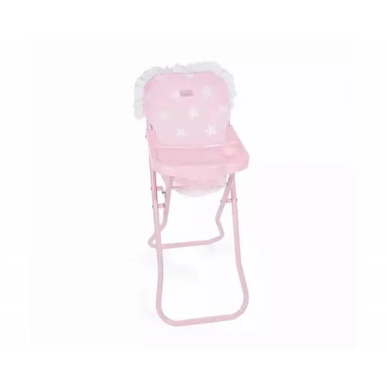 TRONA CON BANDEJA CARLOTA COLOR ROSA 330X260X600 MM
