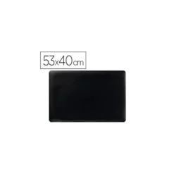 Vade de sobremesa Durable Color Negro Plastico 53x40 cm
