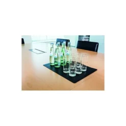 Vade de sobremesa Durable Color Negro Plastico 65x52 cm