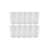 VASO DE PLASTICO REUTILIZABLE TRANSPARENTE 550 ML PAQUETE DE 10 UNIDADES