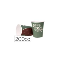 Vaso termico carton 200 cc Paquete de 50 unidades