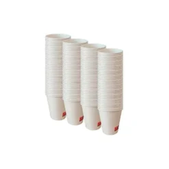 VASO DE CARTON BIODEGRADABLE BLANCO 220 CC PAQUETE DE 50 UNIDADES