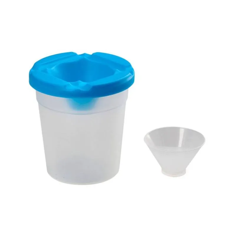 VASO LIMPIAPINCELES LIDERPAPEL DE PLASTICO 8X8,5 CM