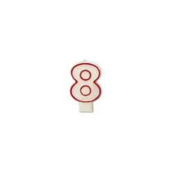 Velas cumpleaños numero 8