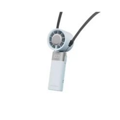 VENTILADOR DE MANO DAEWOO HIGH POWER 10W 80 VELOCIDADES RECARGABLE COLOR BLANCO