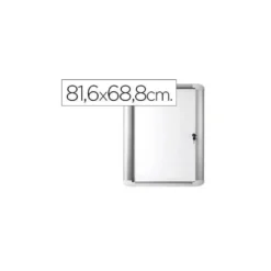 Vitrina anuncio Bi-0ffice magnetica para exterior con marco de aluminio y cerradura