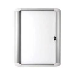 Vitrina anuncio Bi-0ffice magnetica para exterior con marco de aluminio y cerradura