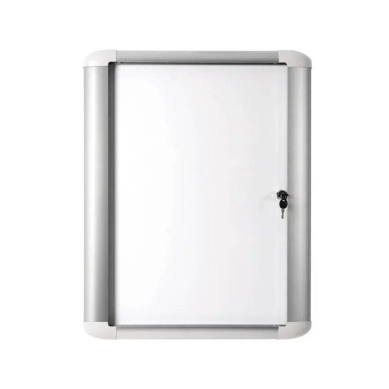 Vitrina de anuncios bi-office new gen magnetica acero lacado 9xa4 para interior color negro 696x933x36 mm
