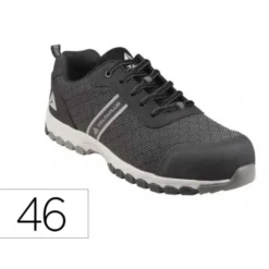 ZAPATO DE SEGURIDAD DELTAPLUS BOSTON DEPORTIVO POLIESTER CON REFUERZO TPU SUELA SELLADA NEGRO TALLA 46