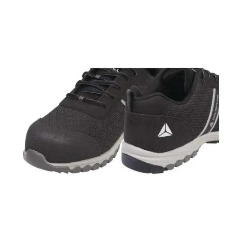 ZAPATO DE SEGURIDAD DELTAPLUS BOSTON DEPORTIVO POLIESTER CON REFUERZO TPU SUELA SELLADA NEGRO TALLA 46