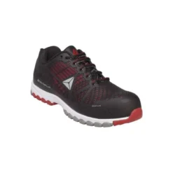 Zapatos de seguridad de Poliuretano marca DeltaPlus Negro y Rojo talla 42