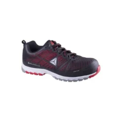 Zapatos de seguridad de Poliuretano marca DeltaPlus Negro y Rojo talla 42