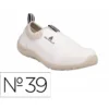 ZAPATOS DE SEGURIDAD DELTAPLUS MICROFIBRA PU SUELA PU MONO-DENSIDAD COLOR BLANCO TALLA 39