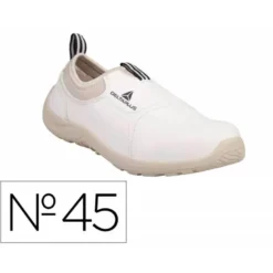 ZAPATOS DE SEGURIDAD DELTAPLUS MICROFIBRA PU SUELA PU MONO-DENSIDAD COLOR BLANCO TALLA 45