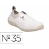 ZAPATOS DE SEGURIDAD DELTAPLUS MICROFIBRA PU SUELA PU MONO-DENSIDAD COLOR BLANCO TALLA 35