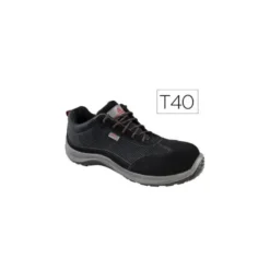 Zapatos de seguridad marca Deltaplus piel de serraje afelpado talla 40