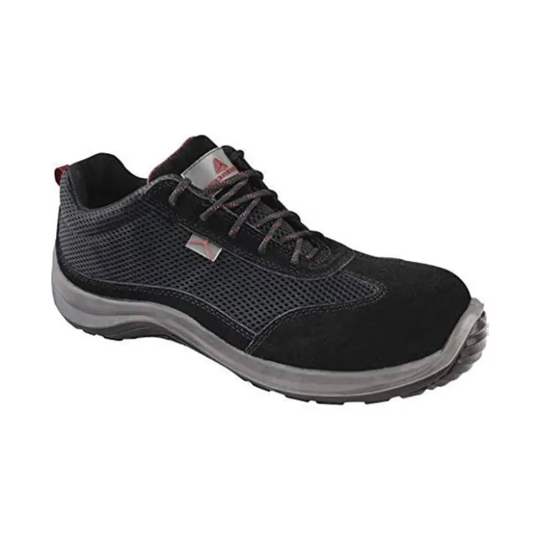 Zapatos de seguridad marca Deltaplus piel de serraje afelpado talla 38