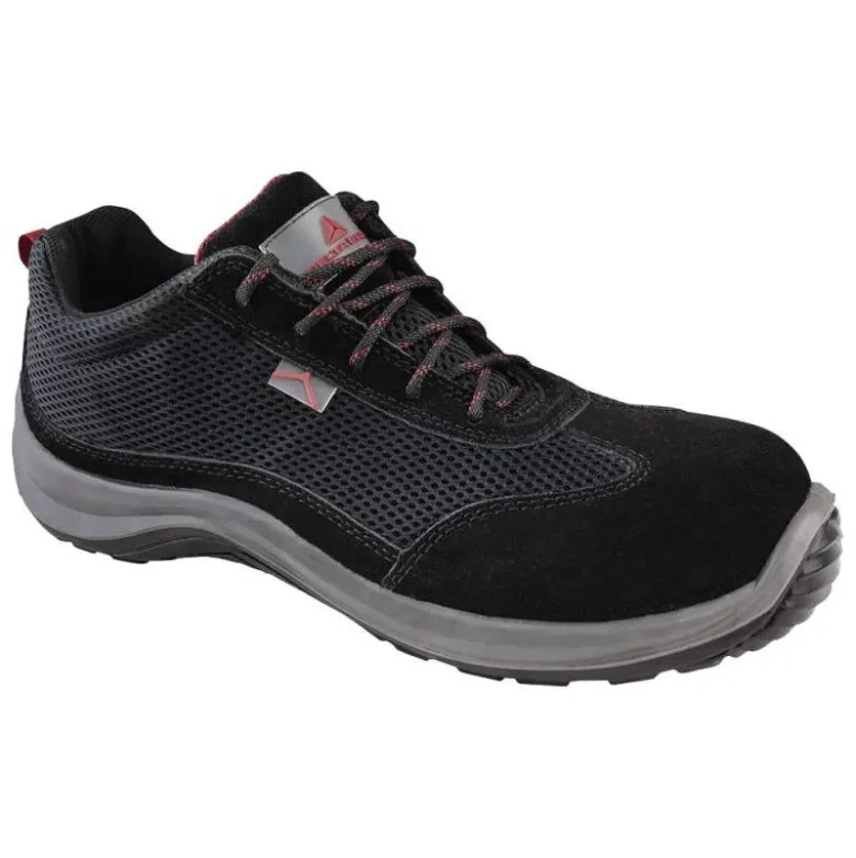 Zapatos de seguridad marca Deltaplus piel de serraje afelpado talla 37
